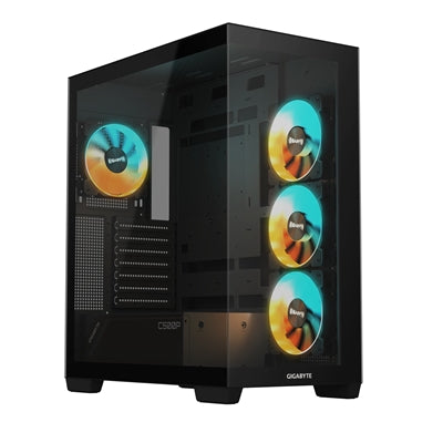 Gigabyte C500 Panoramic Tempered Glass Mid-Tower ATX Case Black Gigabyte C500 Panoramic Tempered Glass Mid-Tower ATX Case Black